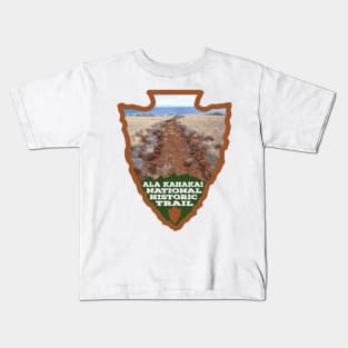 Ala Kahakai National Historic Trail photo arrowhead Kids T-Shirt